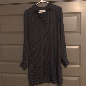 Women’s Polka Dot Shirt Dress